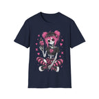 Emo Skeleton Girl Pink Skull Icecream