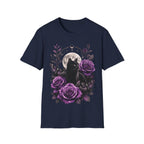 Moonlit Cat and Roses Tee