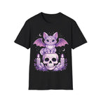 Lavender Bat Cat Tee
