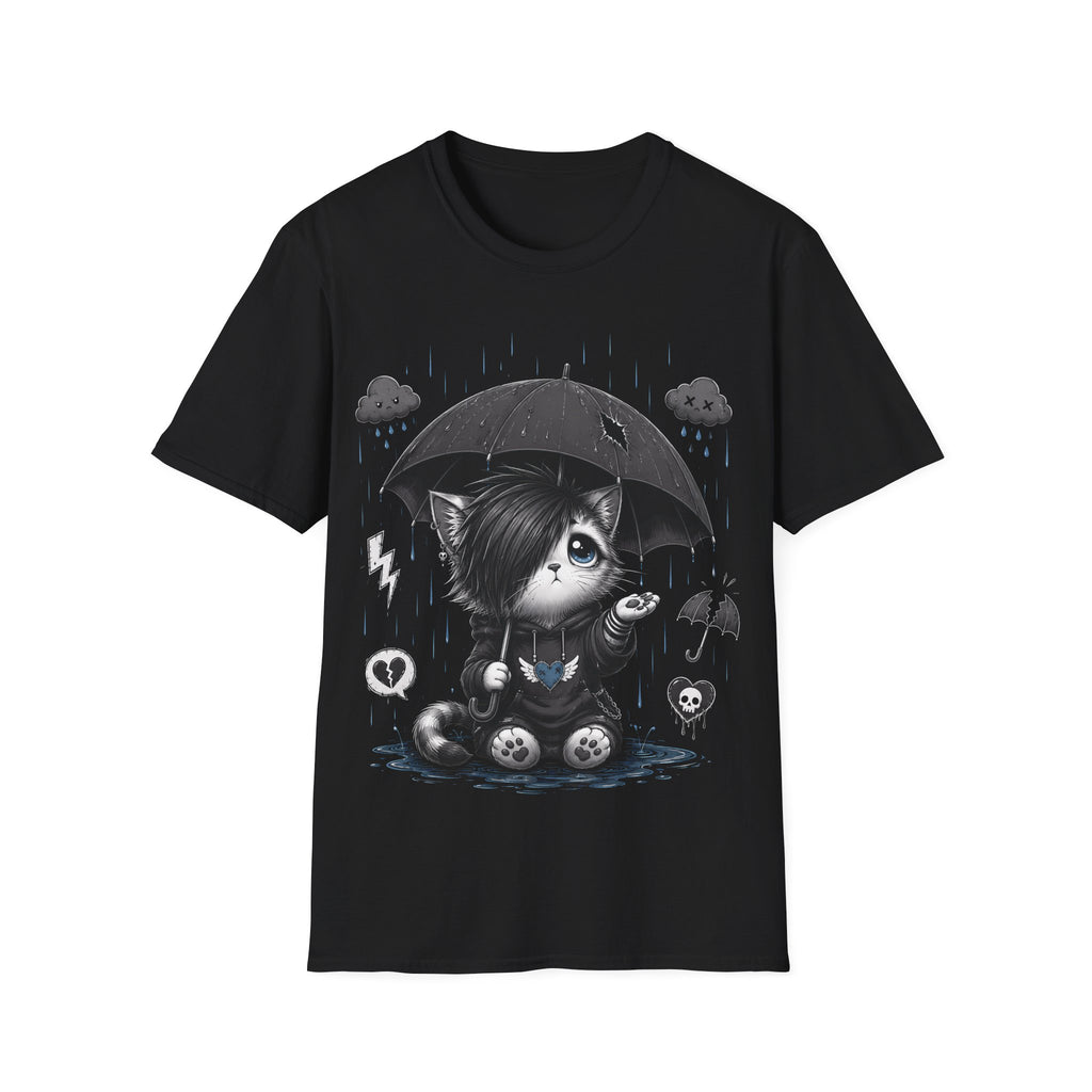 Emo Gothic Cat - Dark Weather Rain