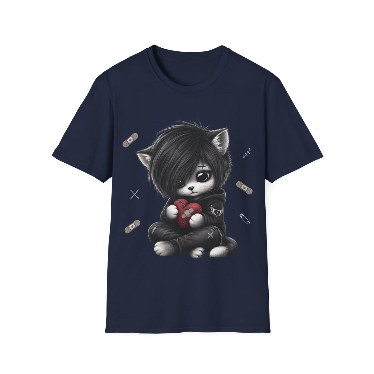 Emo Cat Broken Heart