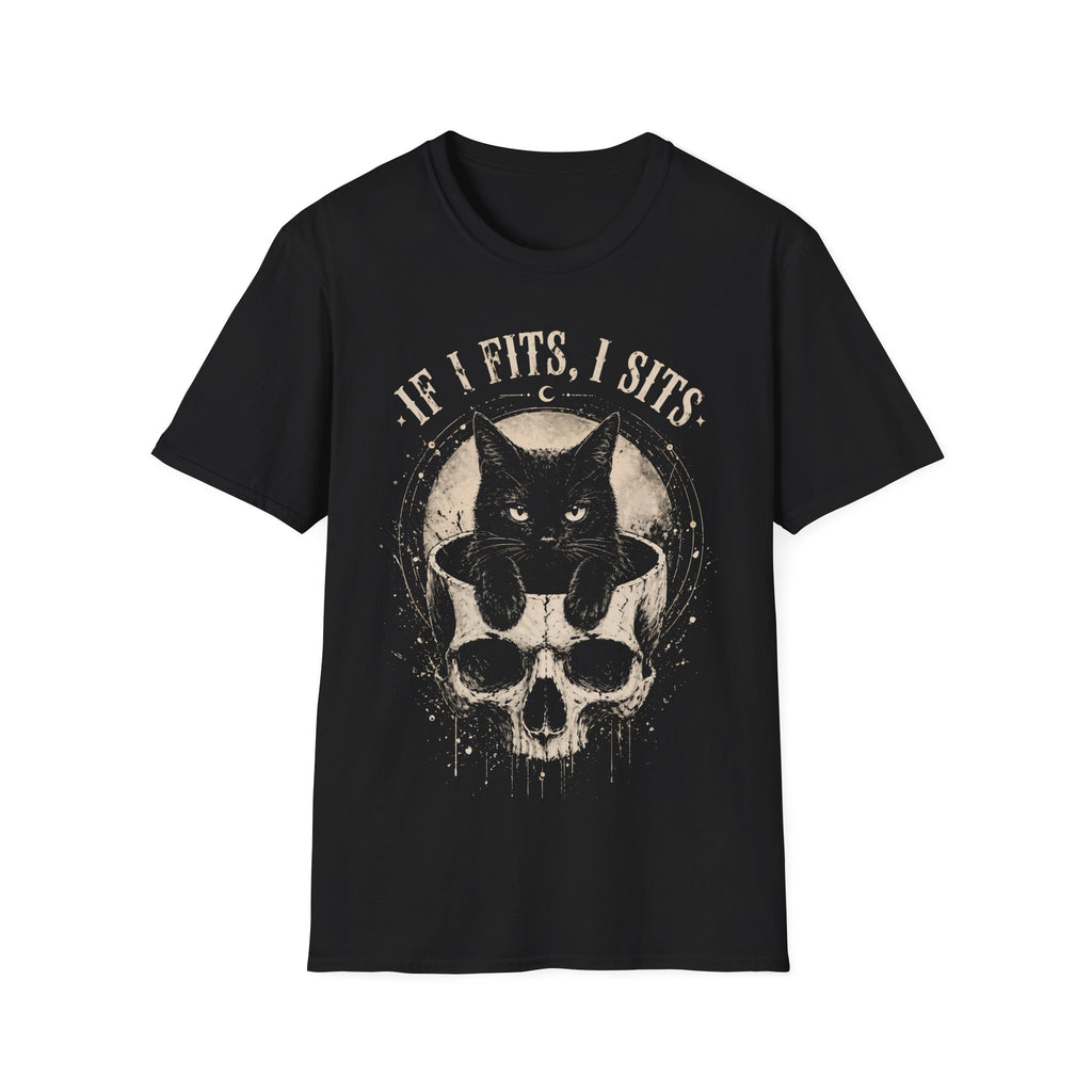 If I Fits I Sits - Cat Skull
