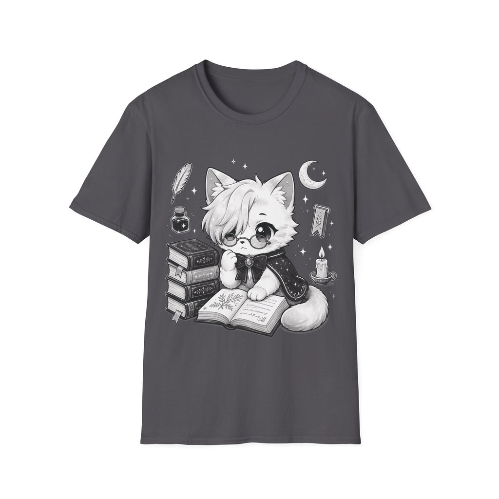 Bookish Moon Cat Tee