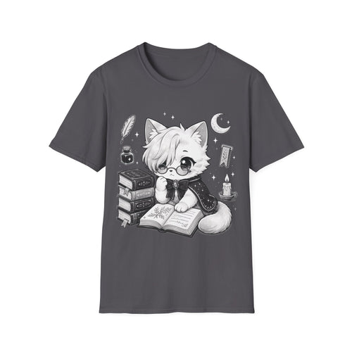 Bookish Moon Cat Tee