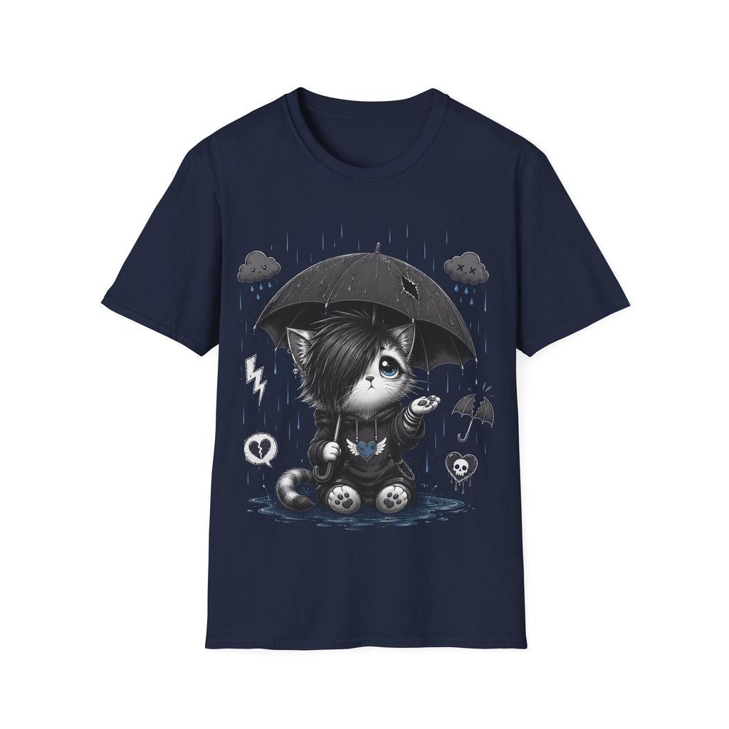 Emo Gothic Cat - Dark Weather Rain