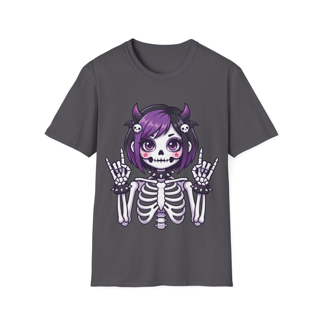 Cute Kawaii Goth Girl Skeleton
