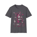 Pink Skeleton Cat Girl Tee