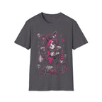 Pink Skeleton Cat Girl Tee