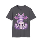 Lavender Bat Cat Tee