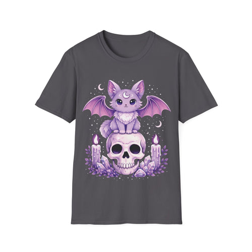 Lavender Bat Cat Tee