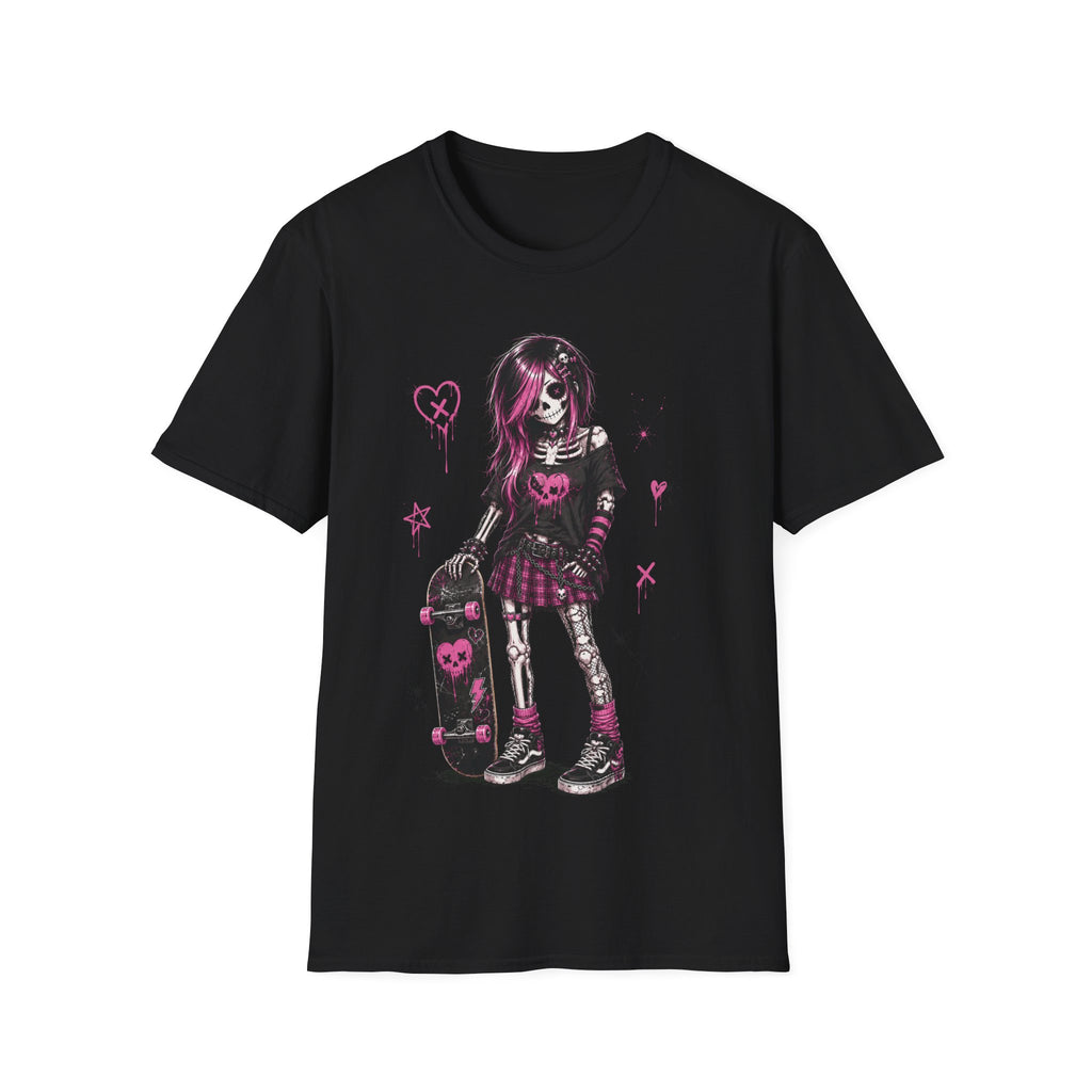 Pastel Gothic Skeleton Skater