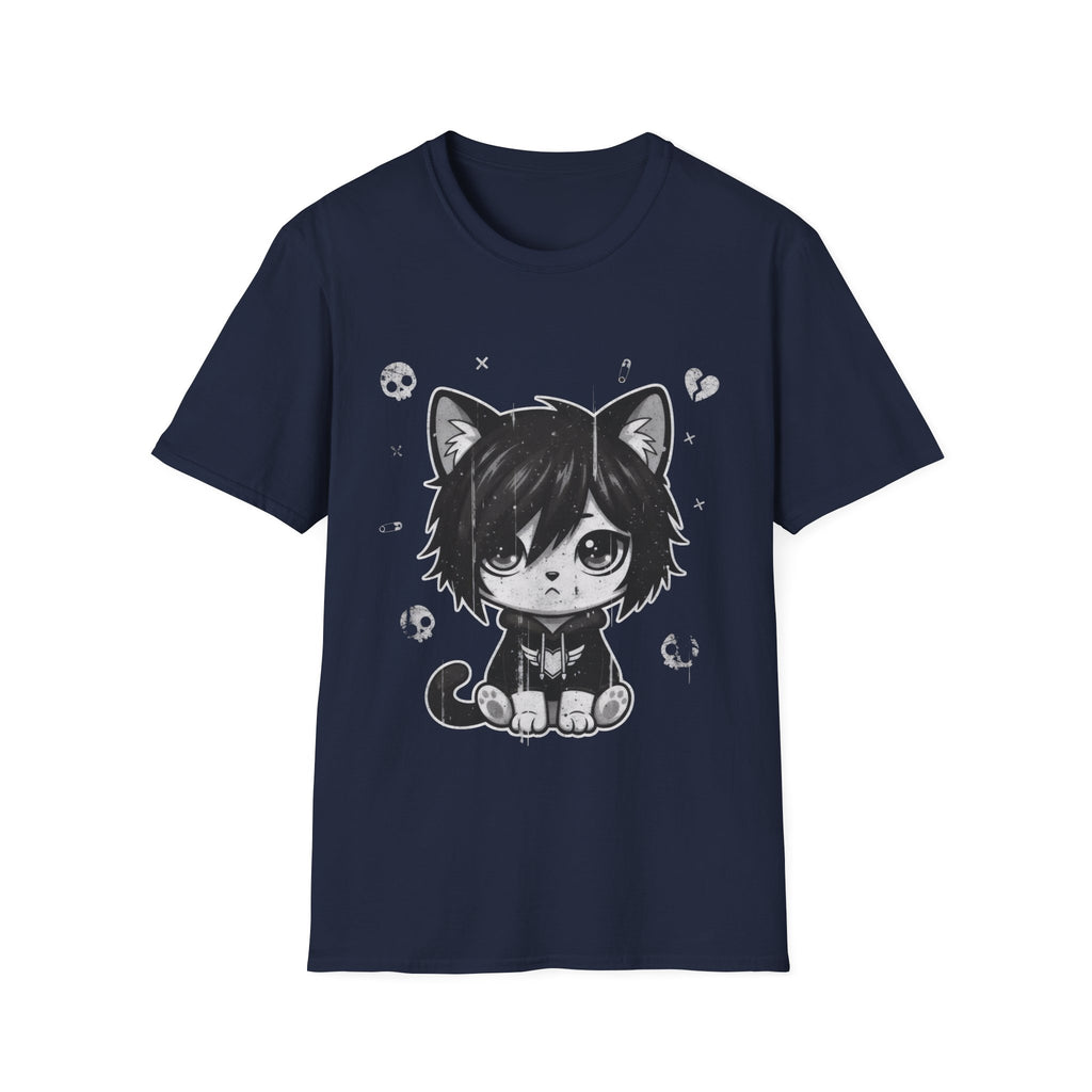 Midnight Emo Cat Tee