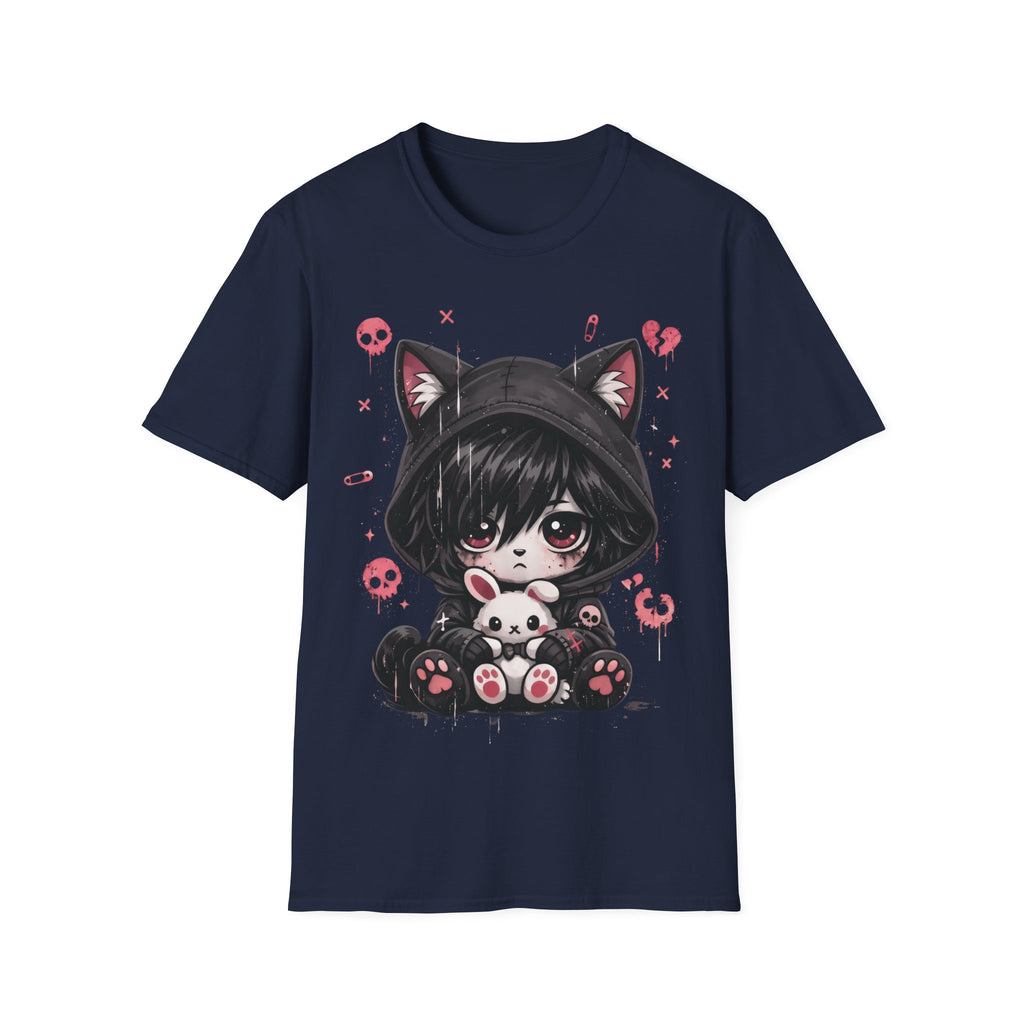 Goth Girl Emo Gothic Cat - Punk E-Girl