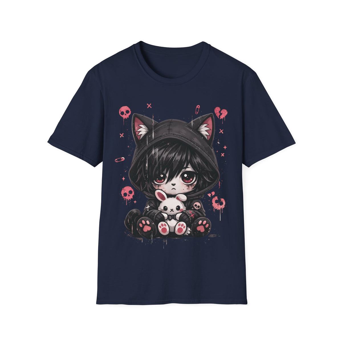 Goth Girl Emo Gothic Cat - Punk E-Girl