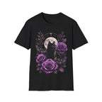 Moonlit Cat and Roses Tee
