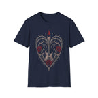 Gothic Guitar Heart Roses