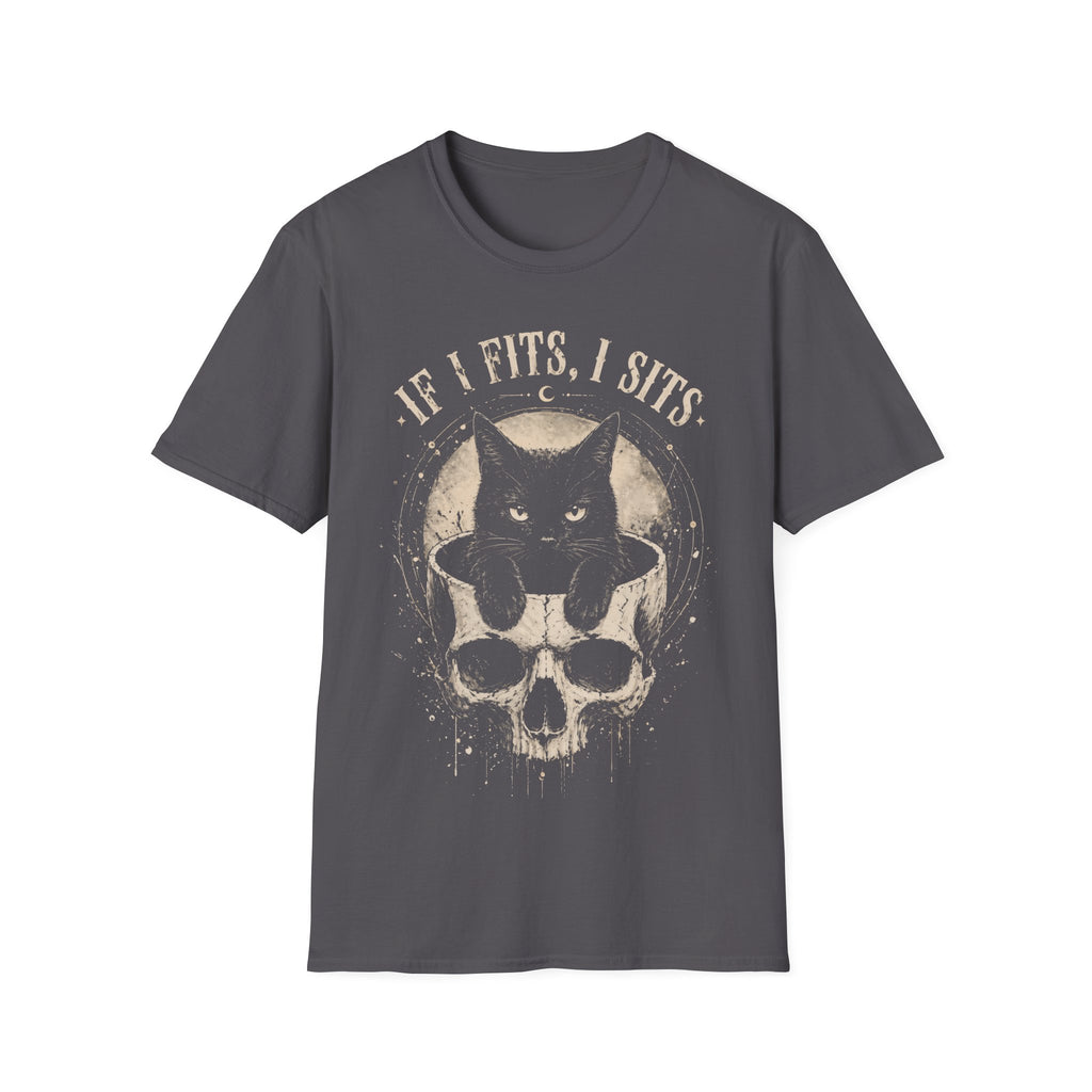If I Fits I Sits - Cat Skull