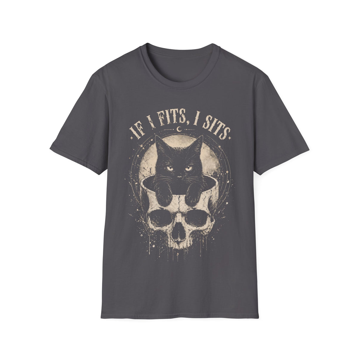 If I Fits I Sits - Cat Skull