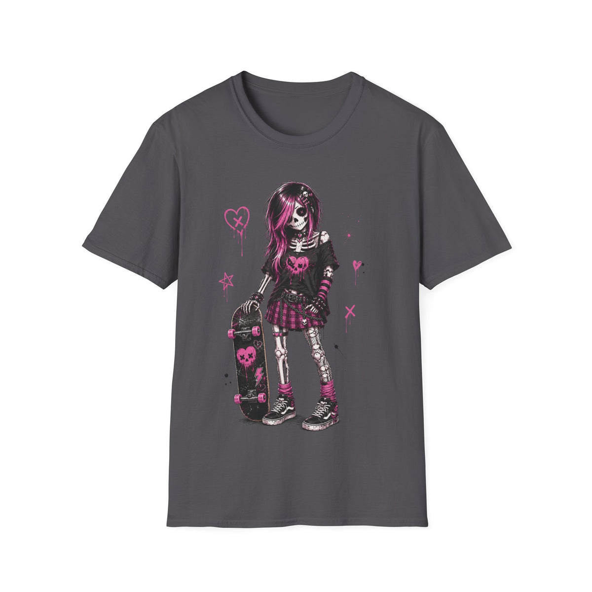 Pastel Gothic Skeleton Skater