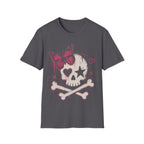 Pink Butterfly Skull Tee