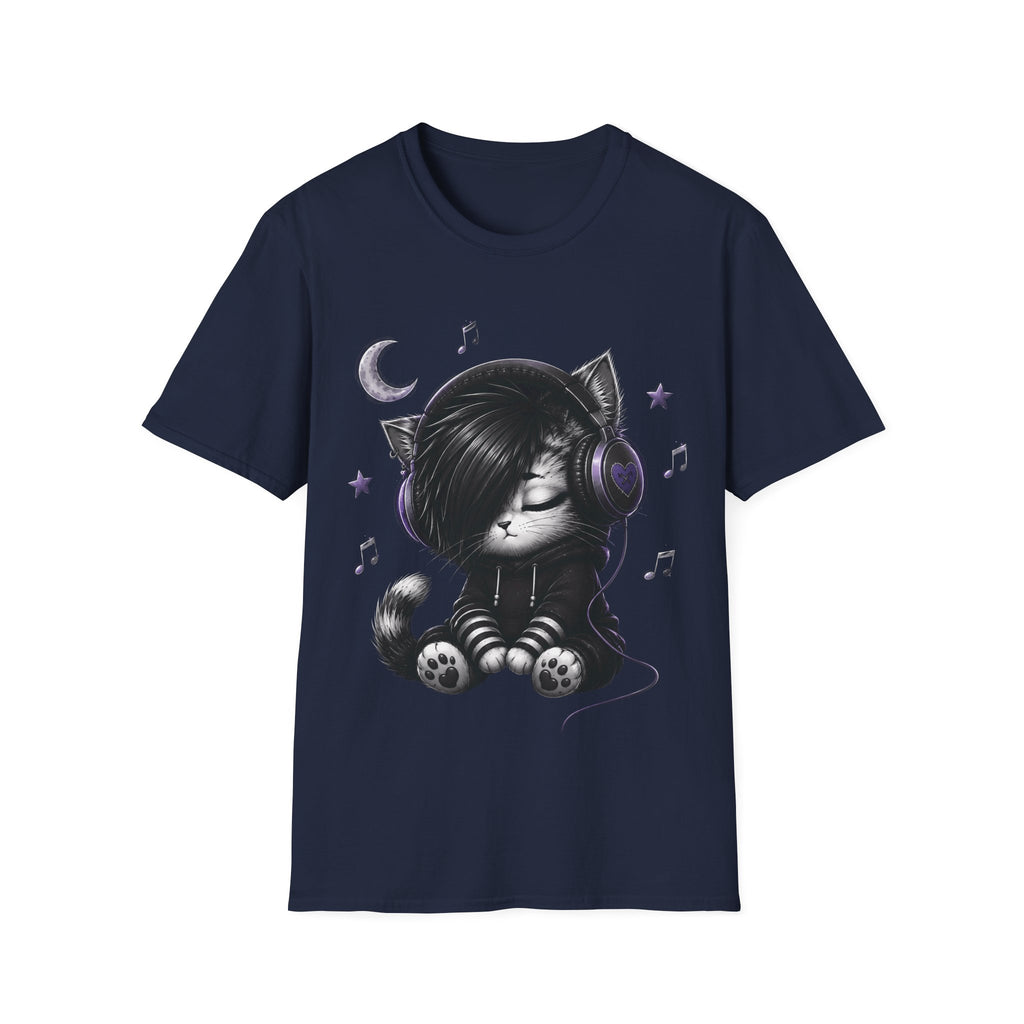 Emo Cat Music Lover