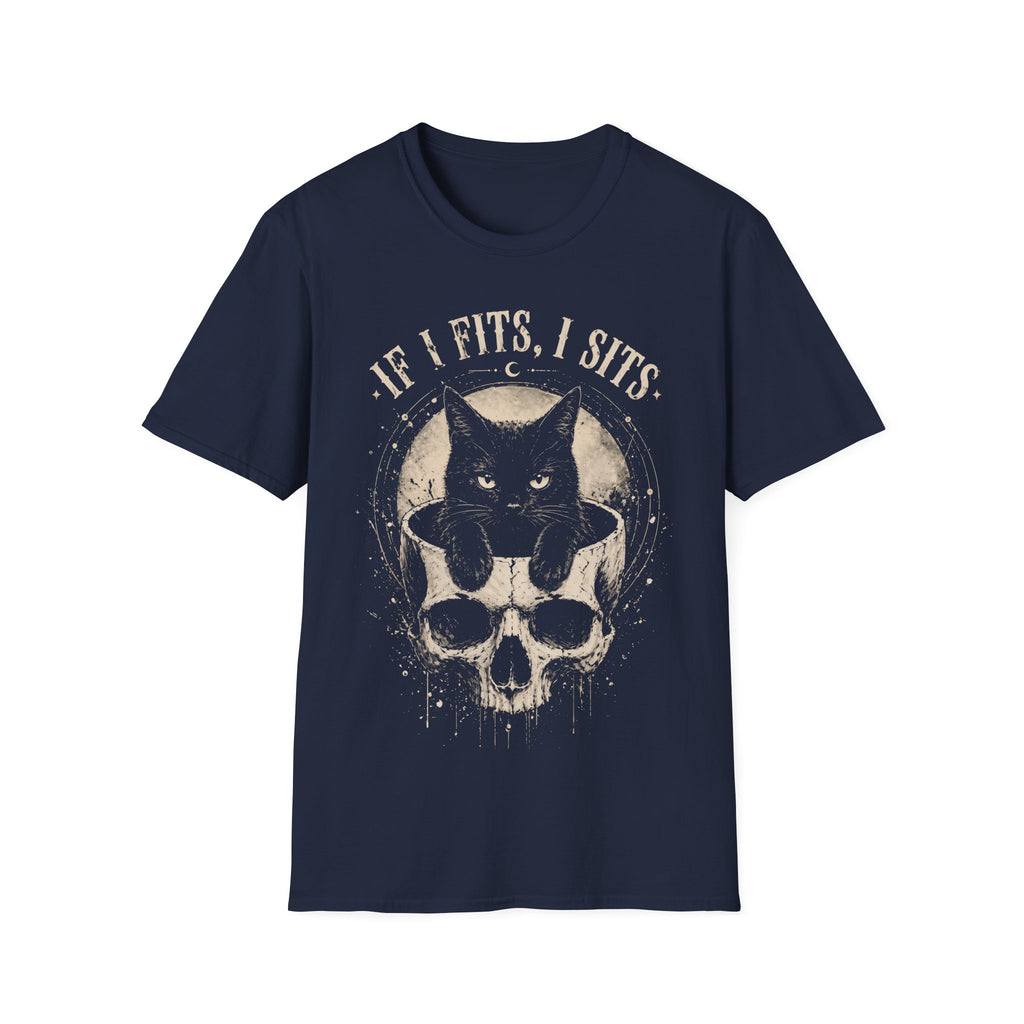 If I Fits I Sits - Cat Skull