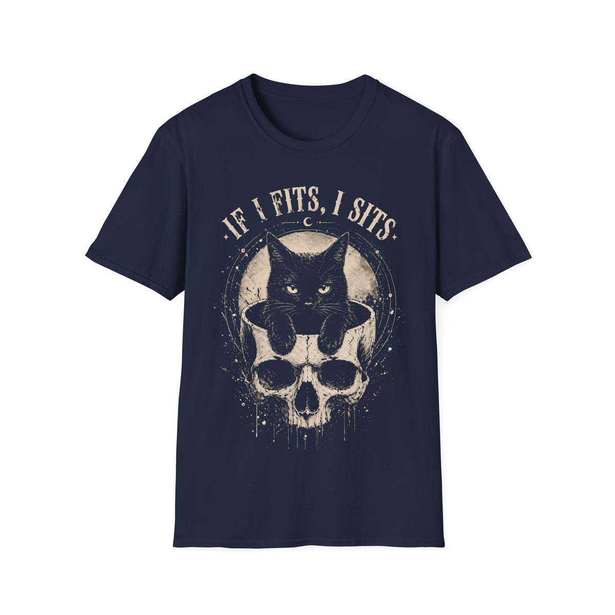 If I Fits I Sits - Cat Skull