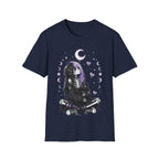 Emo Skeleton Girl Cat Moon