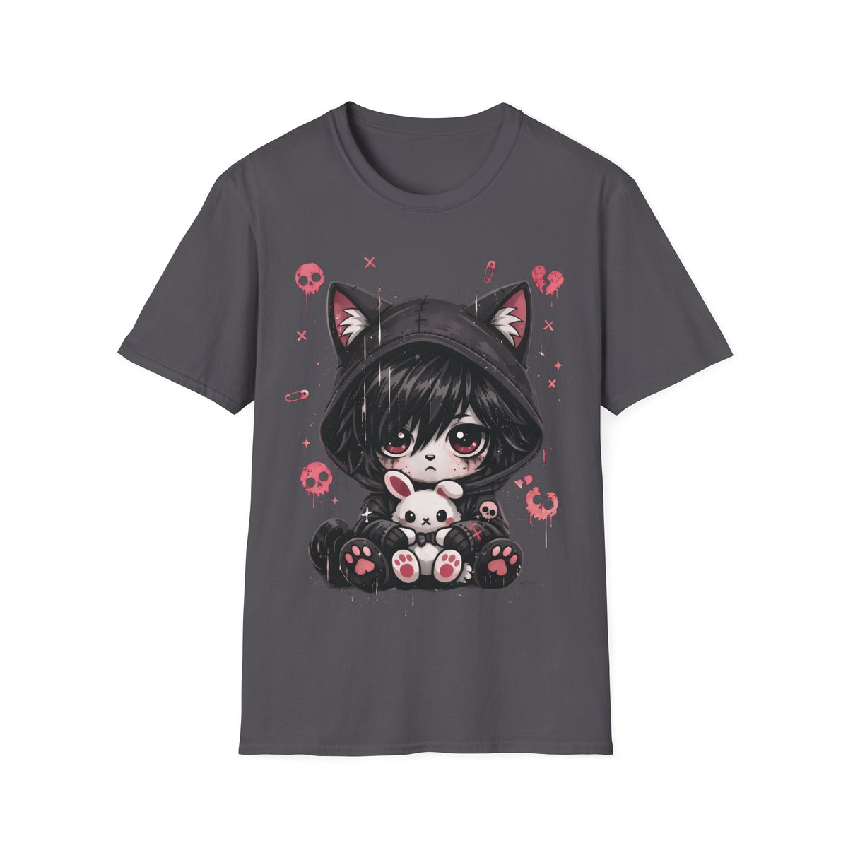 Goth Girl Emo Gothic Cat - Punk E-Girl