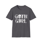 Goth Girl Skull Distressed