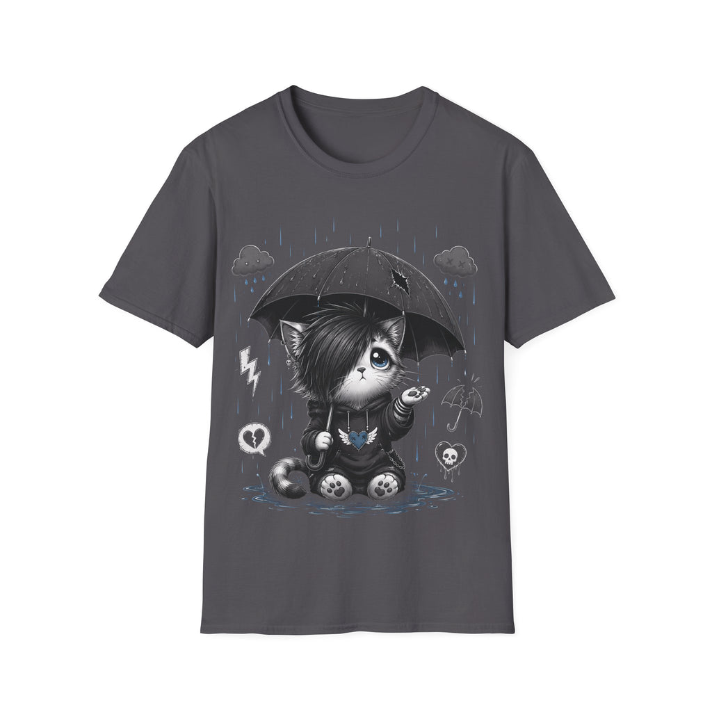 Emo Gothic Cat - Dark Weather Rain