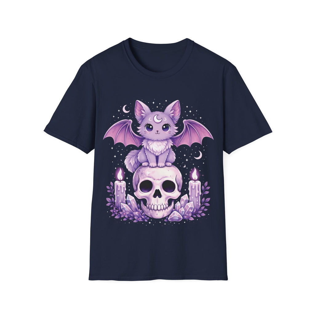 Lavender Bat Cat Tee