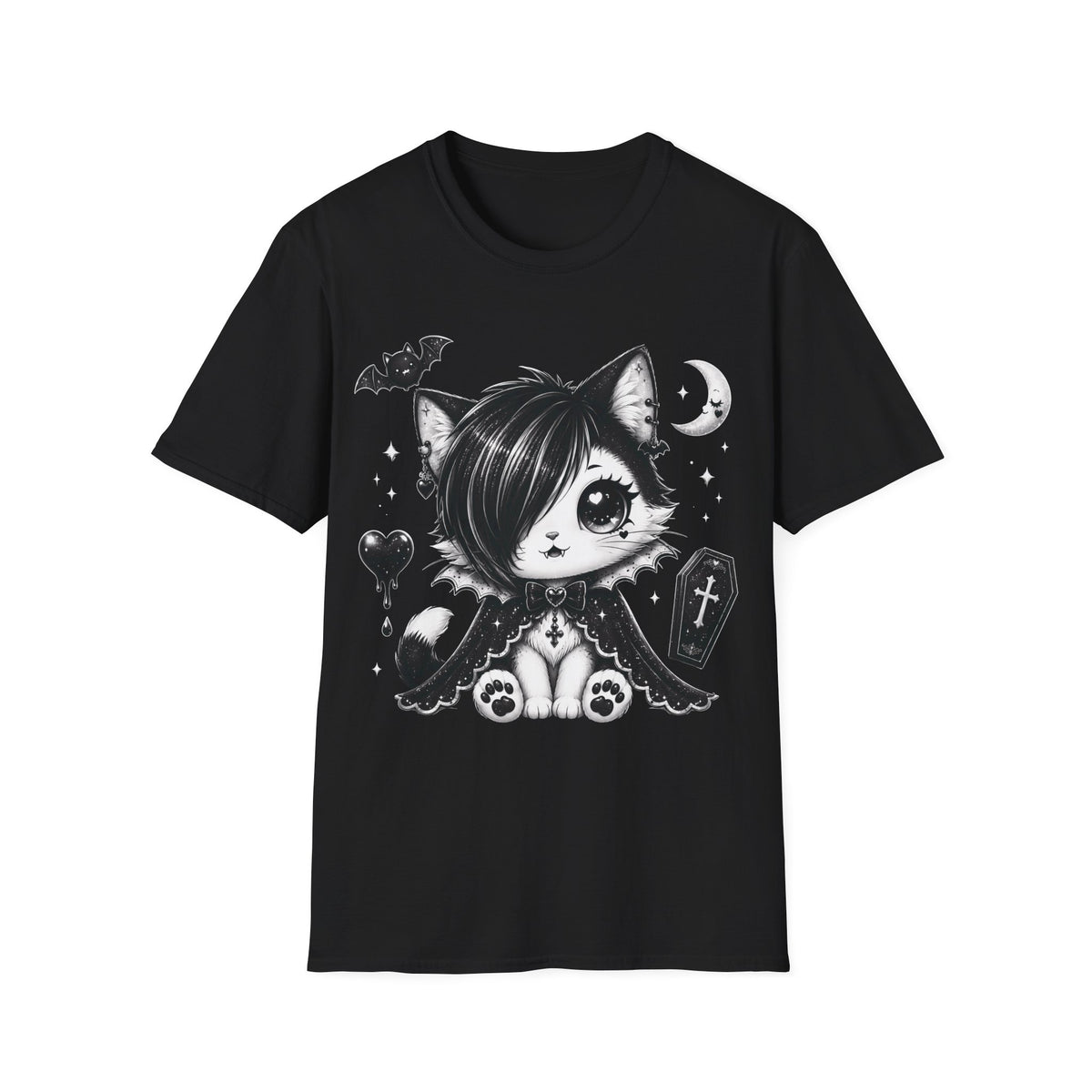 Vampire Goth Kitten Coffin