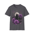Moonlit Cat and Roses Tee