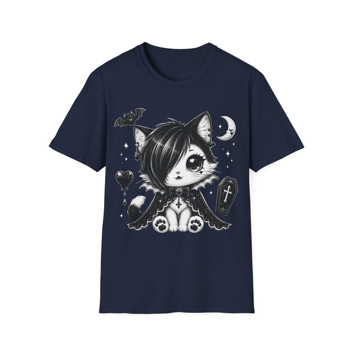 Vampire Goth Kitten Coffin