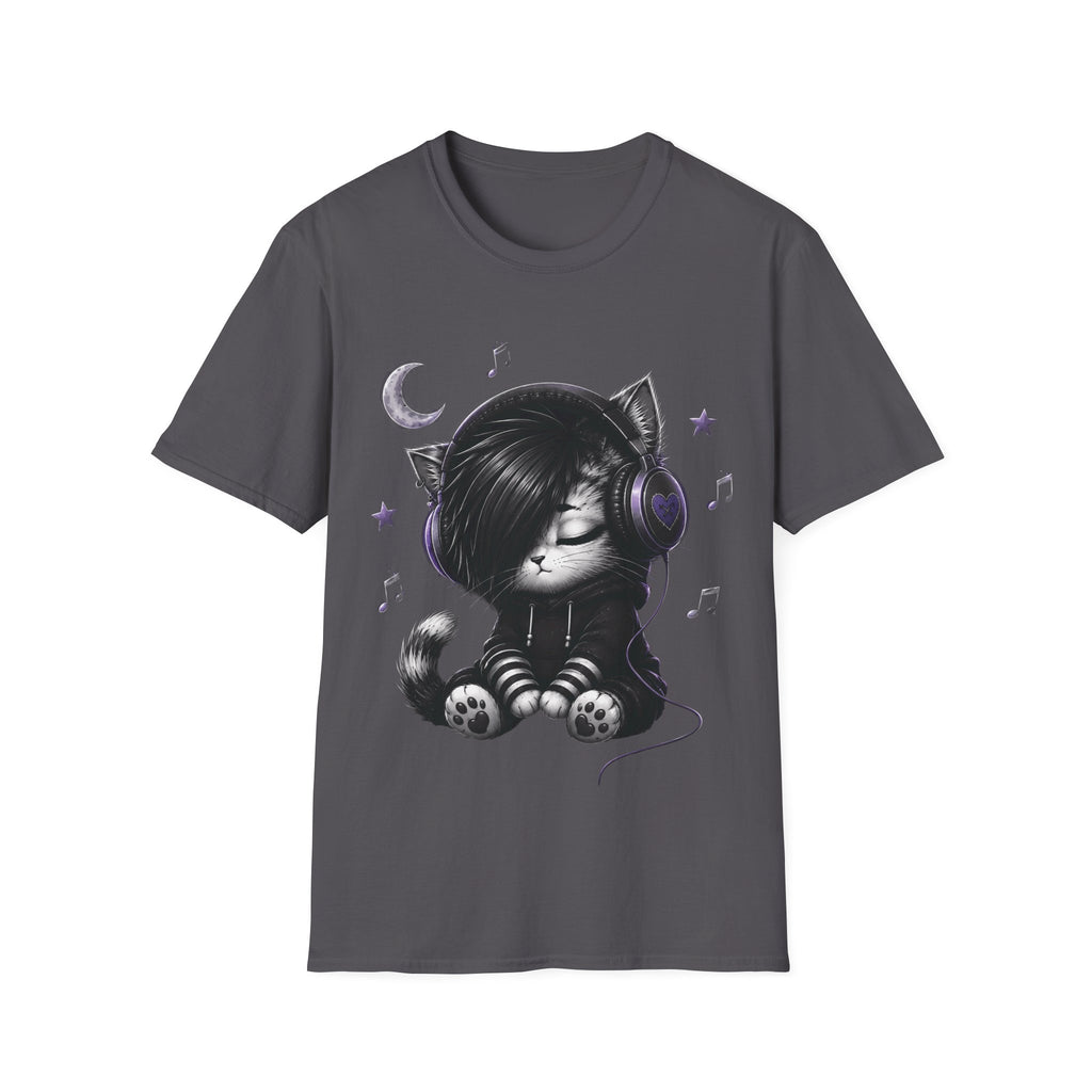 Emo Cat Music Lover