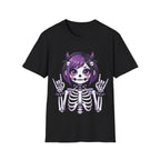 Cute Kawaii Goth Girl Skeleton