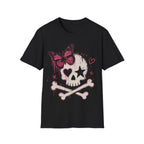 Pink Butterfly Skull Tee