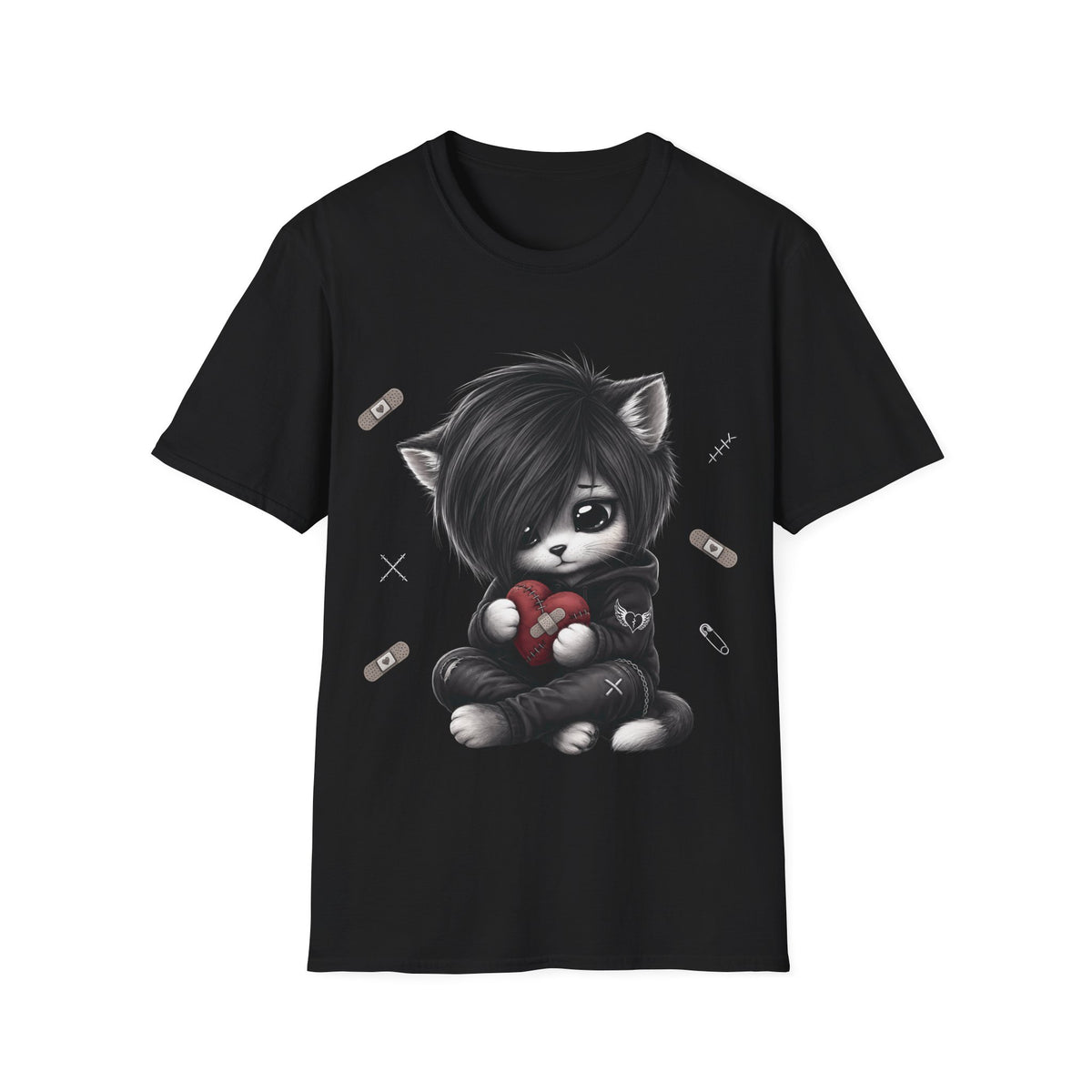 Emo Cat Broken Heart