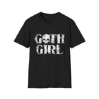 Goth Girl Skull Distressed