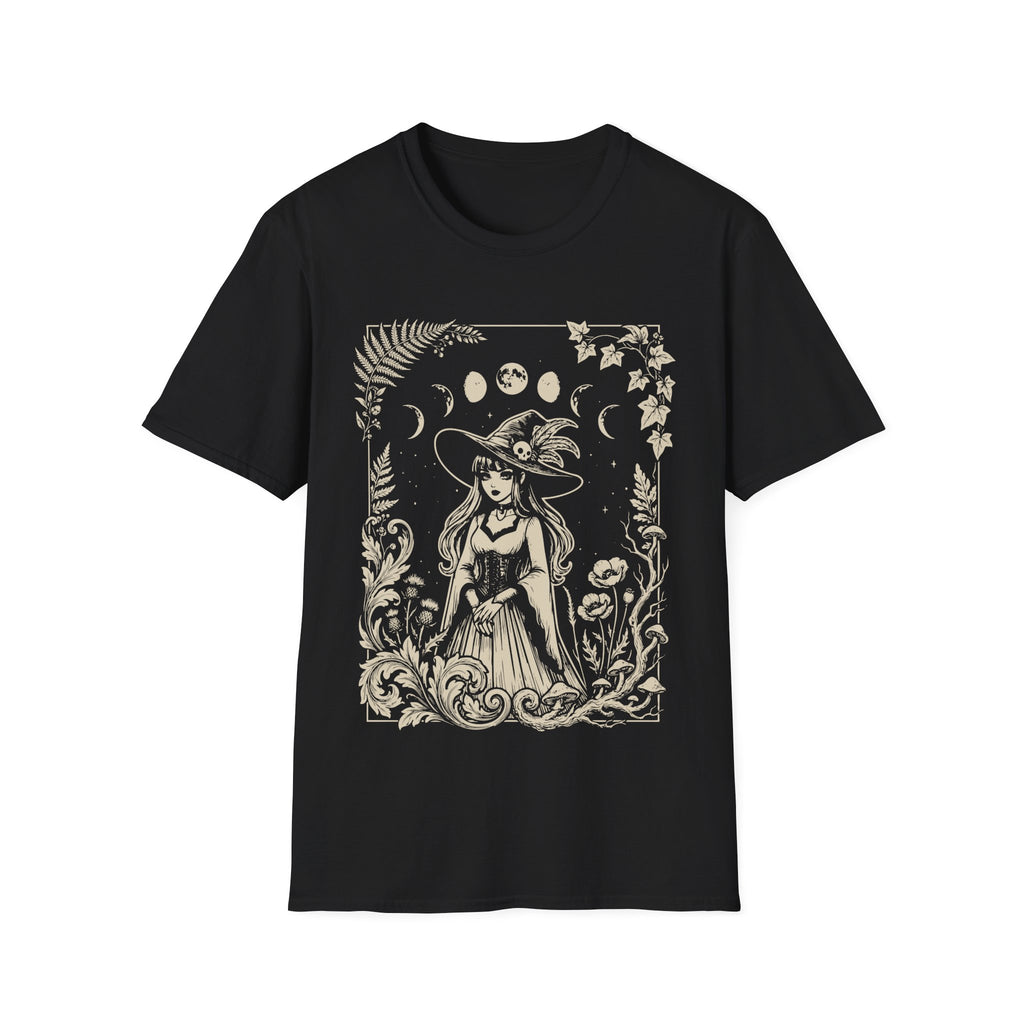 Goth Witch Moon Phase Floral