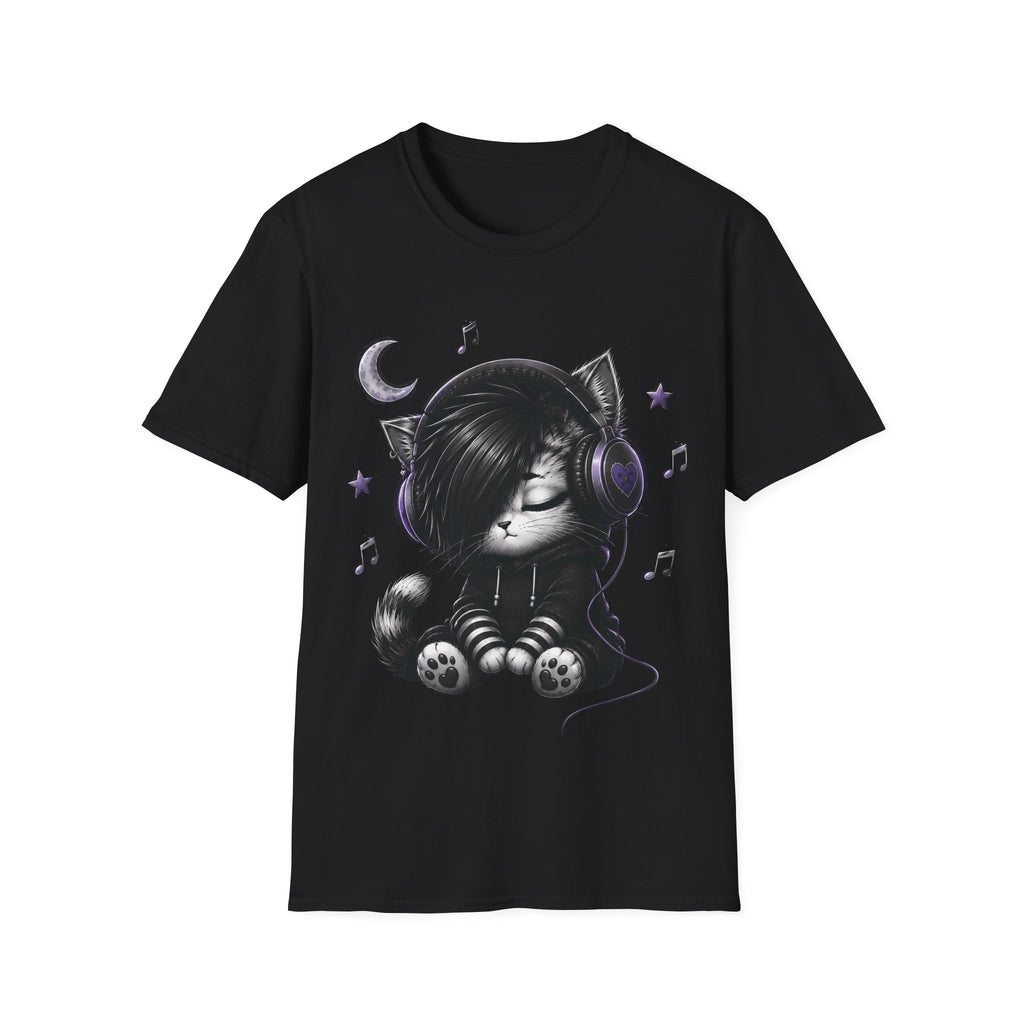 Emo Cat Music Lover