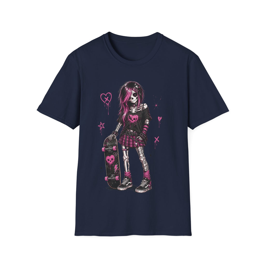 Pastel Gothic Skeleton Skater