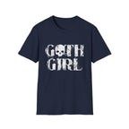 Goth Girl Skull Distressed