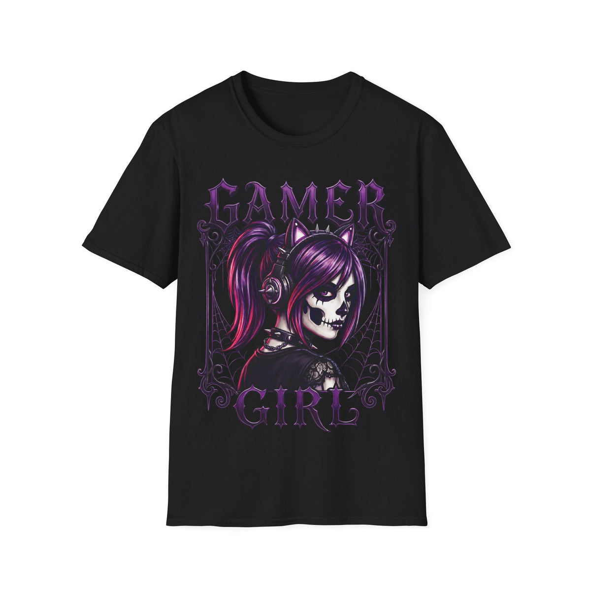 Gamer Girl Emo Skeleton