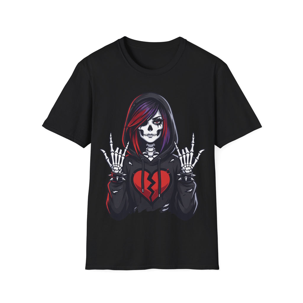 Goth Girl Skeleton - Broken Heart