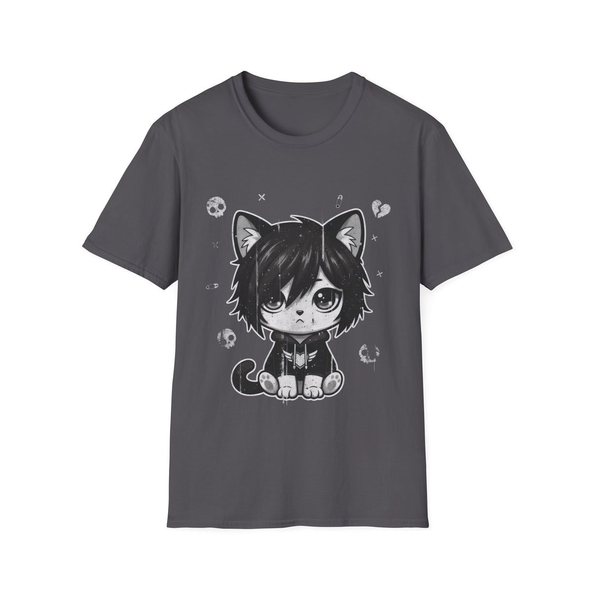 Midnight Emo Cat Tee
