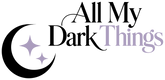 All My Dark Things — crescent moon and lavender stars